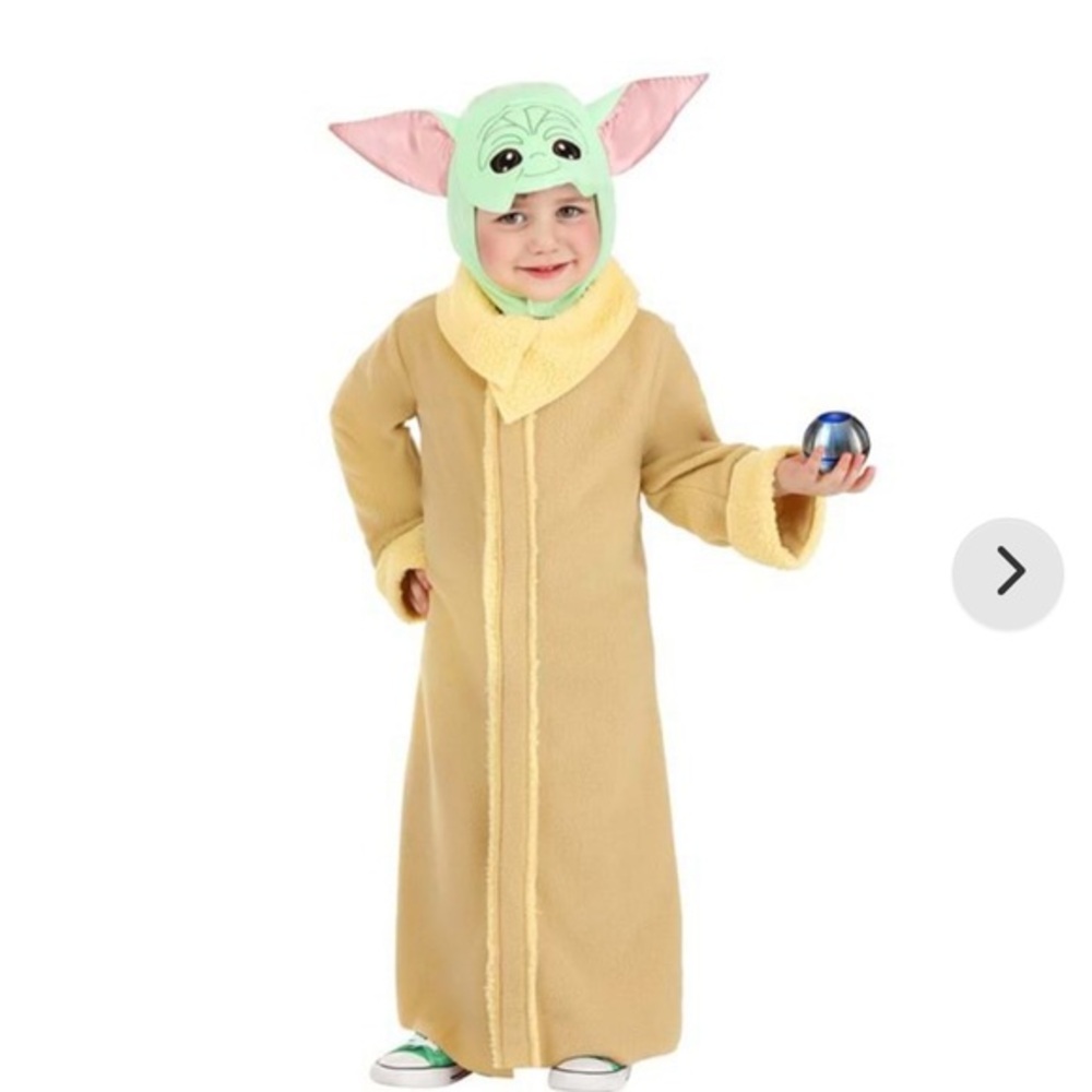 Star Wars Grogu Costume‎ Size 2T-3T NWT